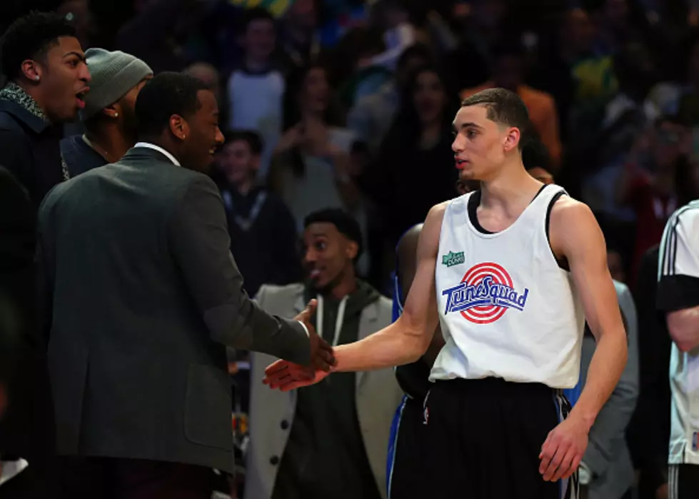 Zach LaVine Does The ‘Space Jam’ Dunk At Slam-Dunk Competition [Video]