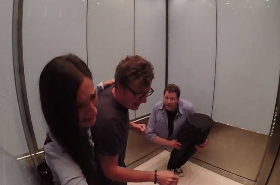 Magician Who Can Appear Cut In Half Hilariously Freaks Out People In A Elevator [Video]