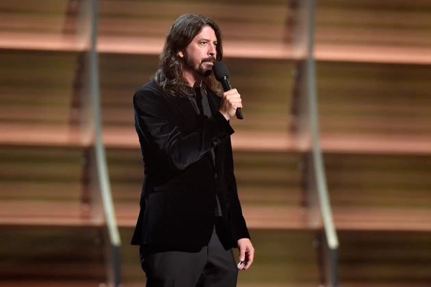Dave Grohl And His Red SOLO Cup At The GRAMMY Awards