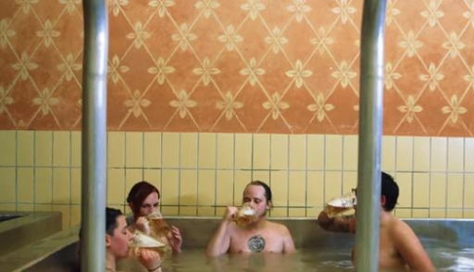 You’ll Get Drunk Just By Looking At This Hot Tub Full Of Beer In Austria [Watch]