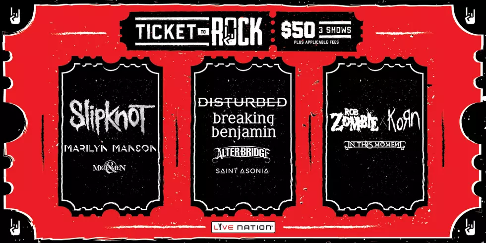 2016 &#8216;Ticket To Rock&#8217; Gets You 3 Tickets For $50