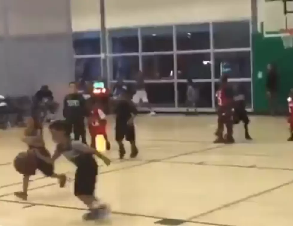 Kid Heading Toward Wrong Basket Blocked By Coach [Video]