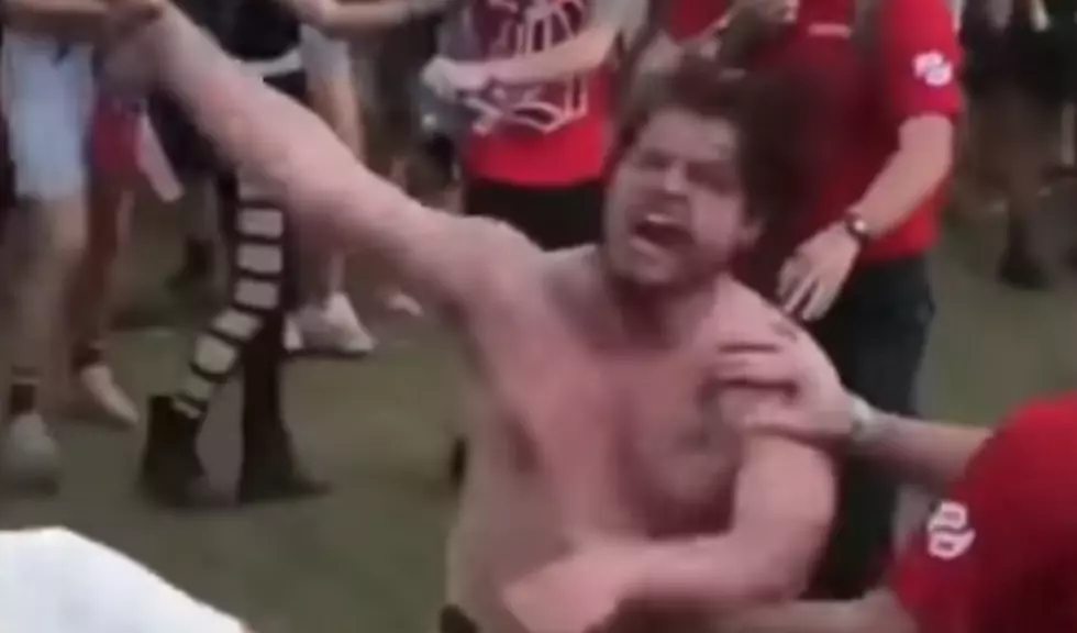 Intoxicated Man At Music Festival Gets Speared [VIDEO]