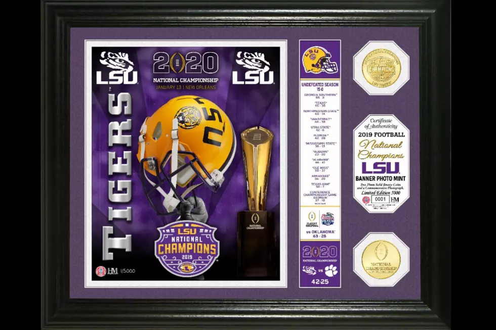 Win an LSU Championship Commemorative Coin Set