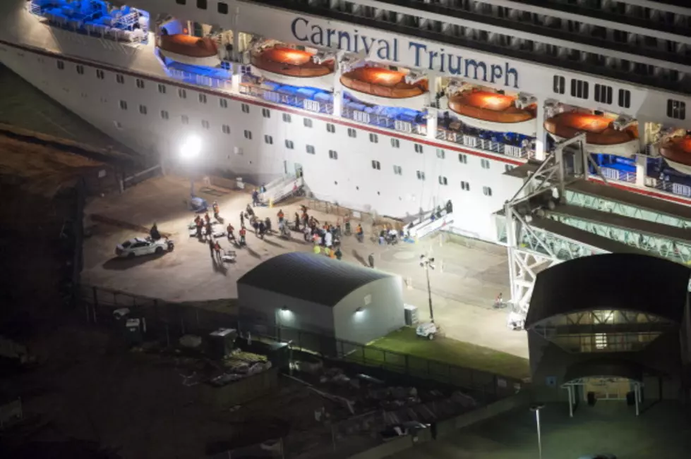 Infamous Carnival Triumph Cruise Ship Breaks Away From Dock