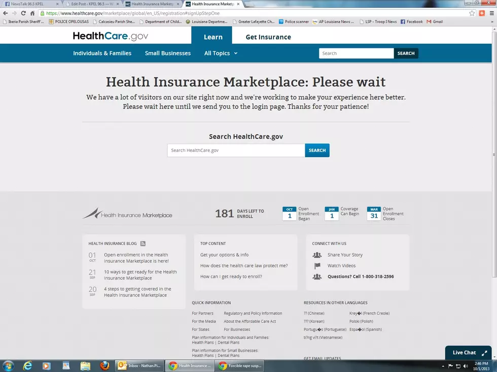 Health Insurance Deadline Extended Until Tuesday