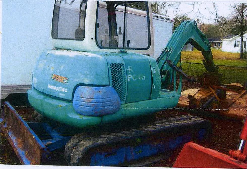 Acadia Parish Crime Stoppers Searching For Stolen Excavator