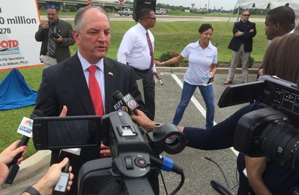 Gov John Bel Edwards On Fiscal Cliff, Flooding and Education