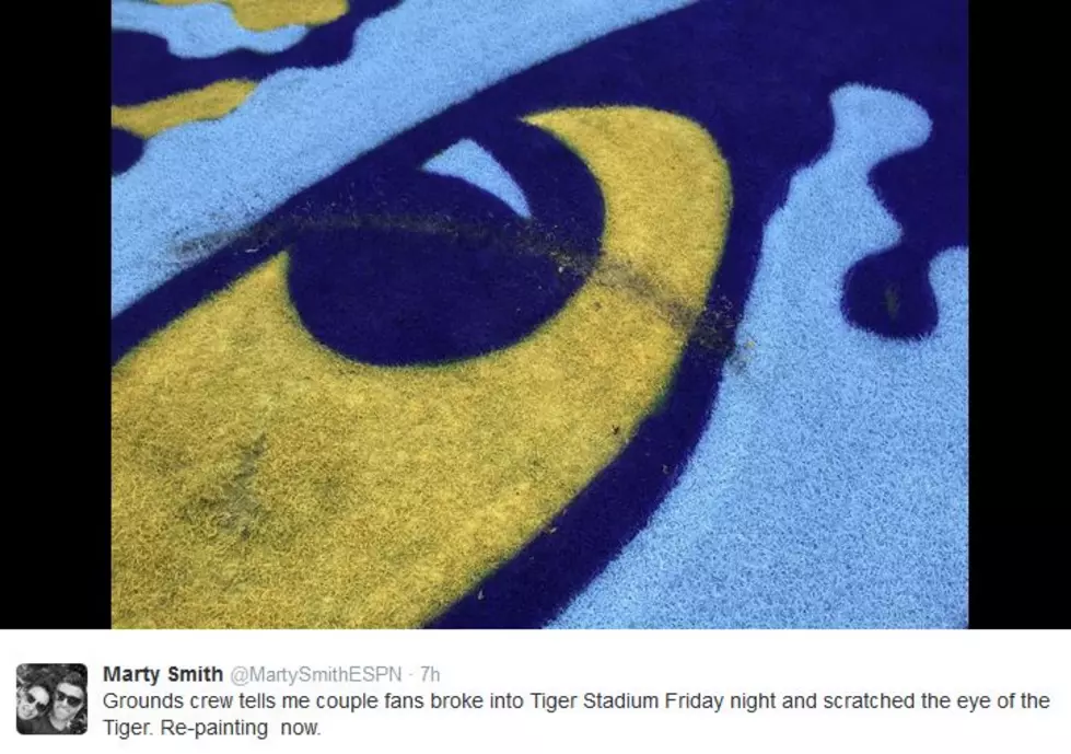 Alabama Fans Arrested For Vandalizing Tiger Stadium’s Midfield Logo