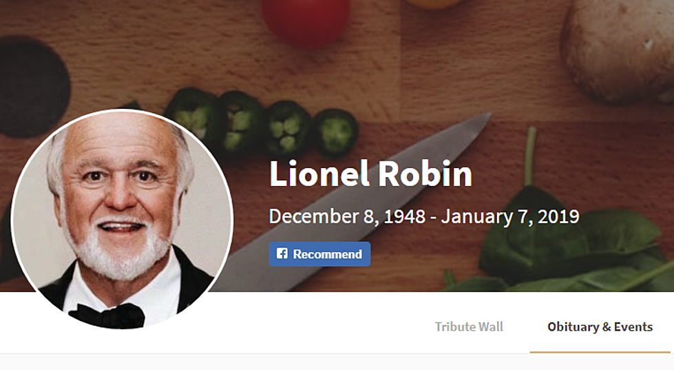 Chef Lionel Robin Dies In Plane Crash