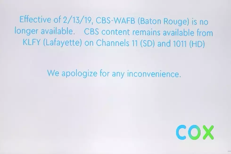WAFB Channel 9 No Longer Being Broadcast In Lafayette