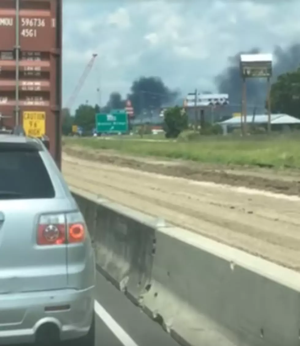 Vehicle Fire Closes I-10 East In Breaux Bridge (VIDEO)