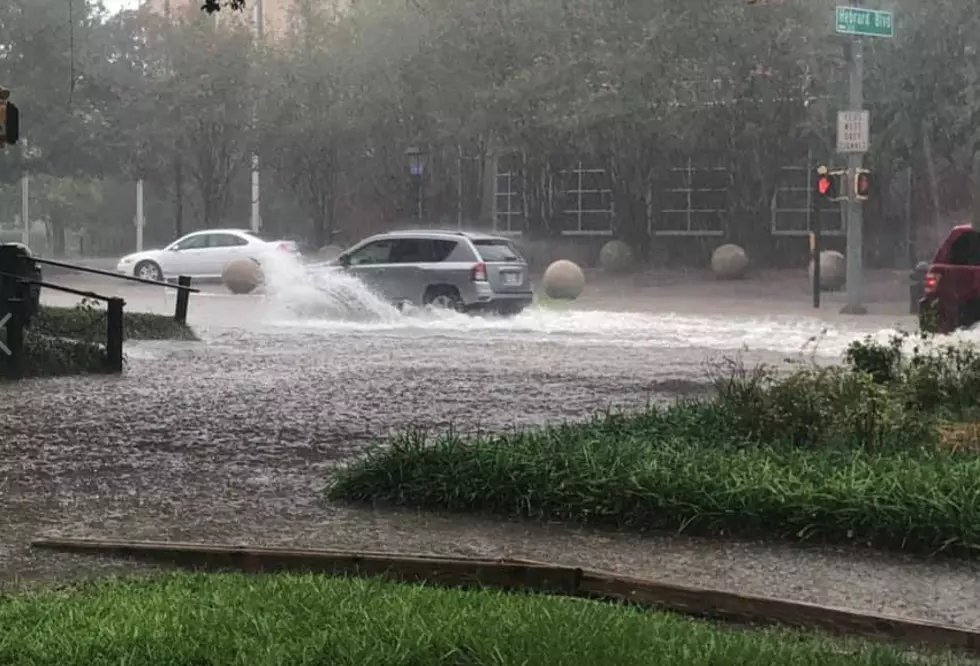 Hard Rains Causing Flooding In Lafayette