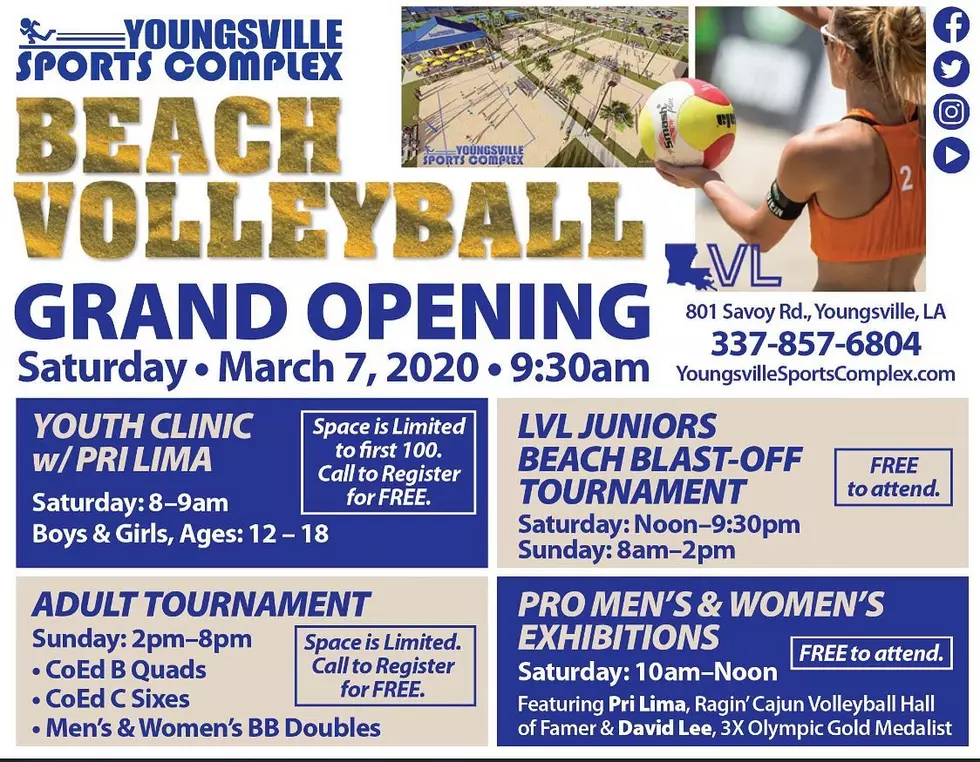 Beach Volleyball Courts Coming Soon To Youngsville Sports Complex
