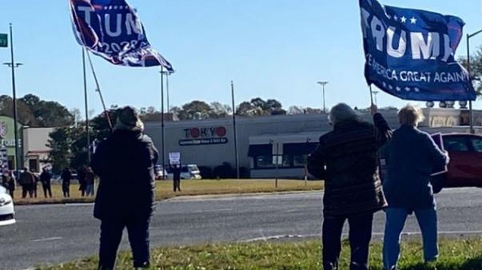 Protestors Rally for President Trump in Lafayette