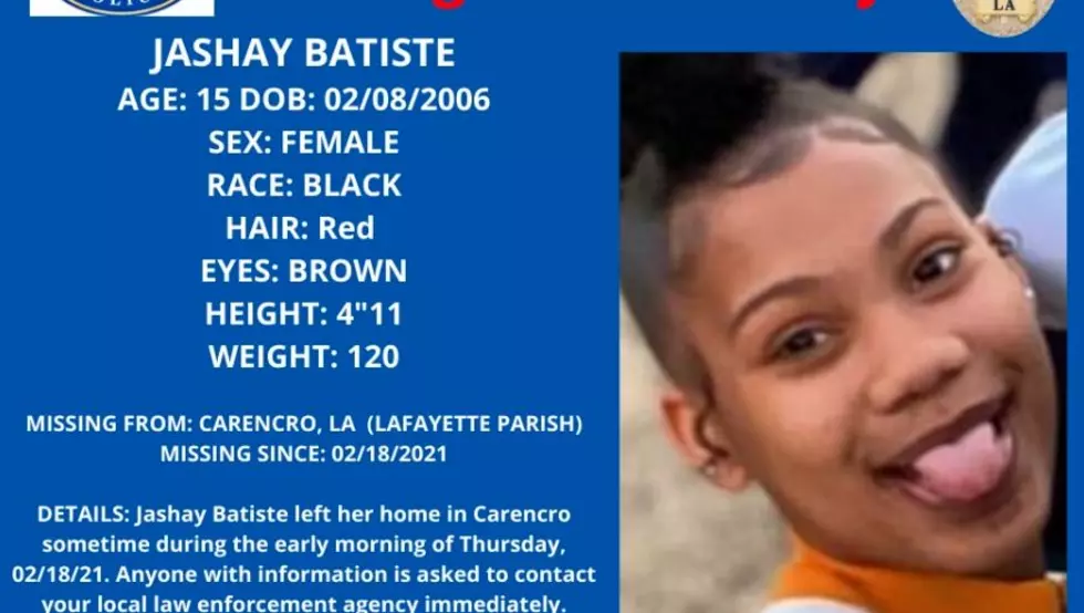 Carencro Police Looking for Missing Teenage Girl