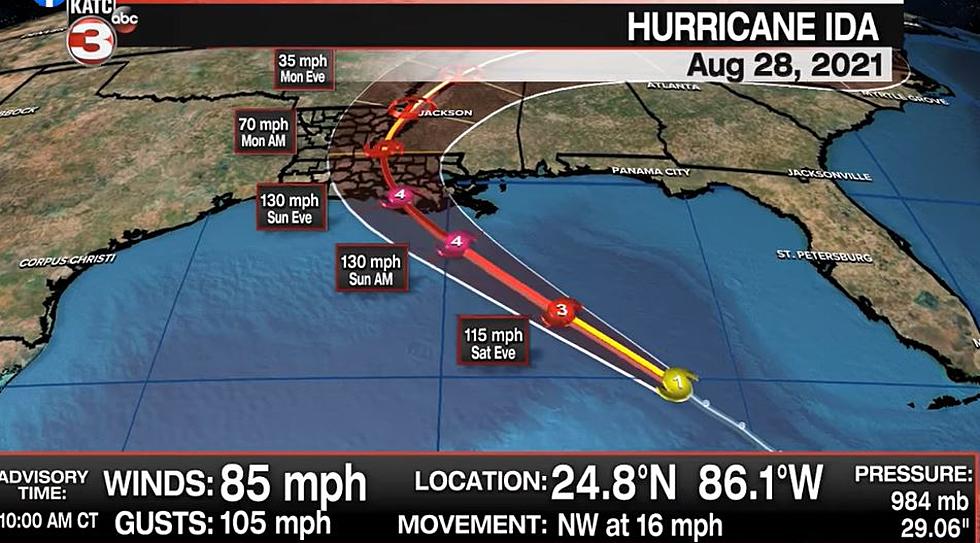Hurricane Ida – 10 AM Update, Forecast, Track Advisory