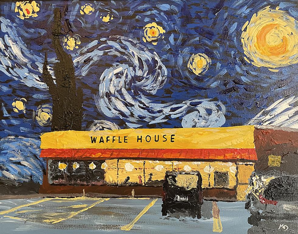 Pineville Man Goes Viral for His 'Starry Waffles' Painting