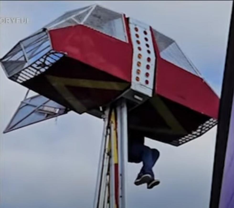 WATCH Carnival Worker Save Child While Dangling 30 Feet from Malfunctioning Ride at Texas Festival