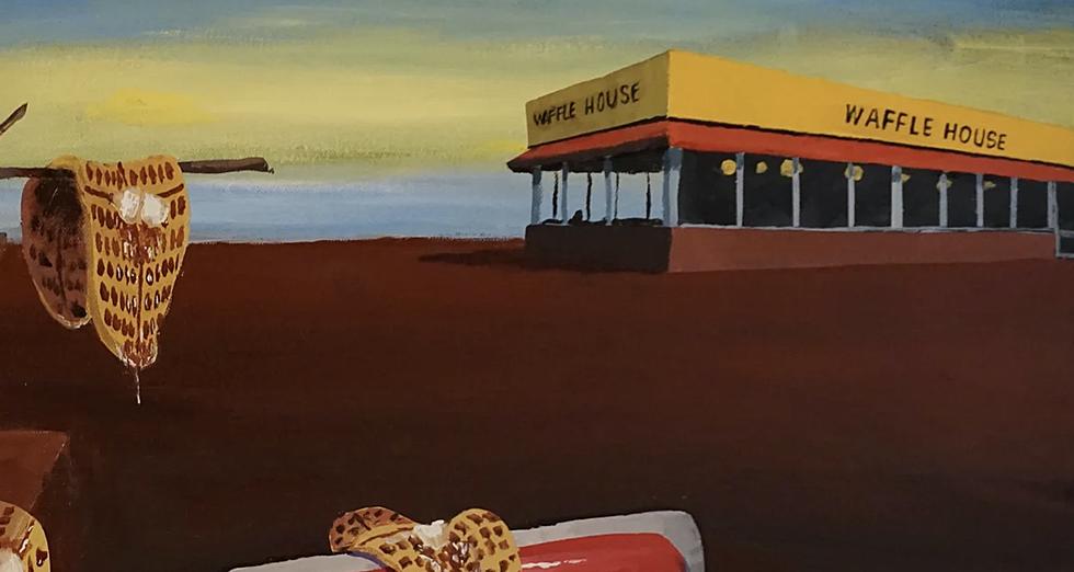 Viral Pineville, Louisiana Artist Releases Next Waffle House Themed Painting
