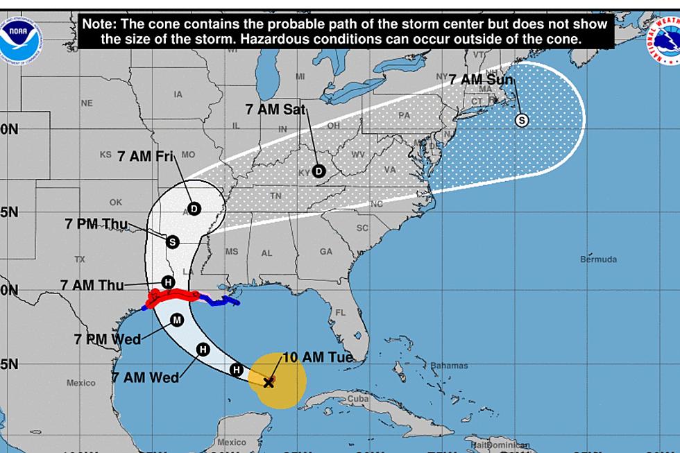 New ‘Cone of Uncertainty’ Released Ahead of Louisiana, Texas Hurricane Season