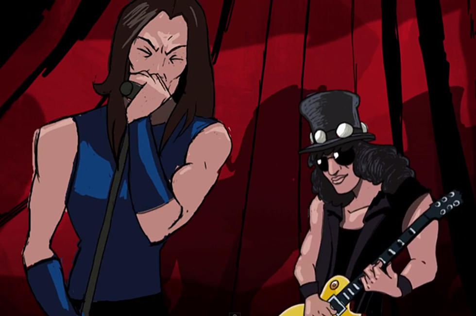 Slash Unveils Animated Video for ‘Bad Rain’