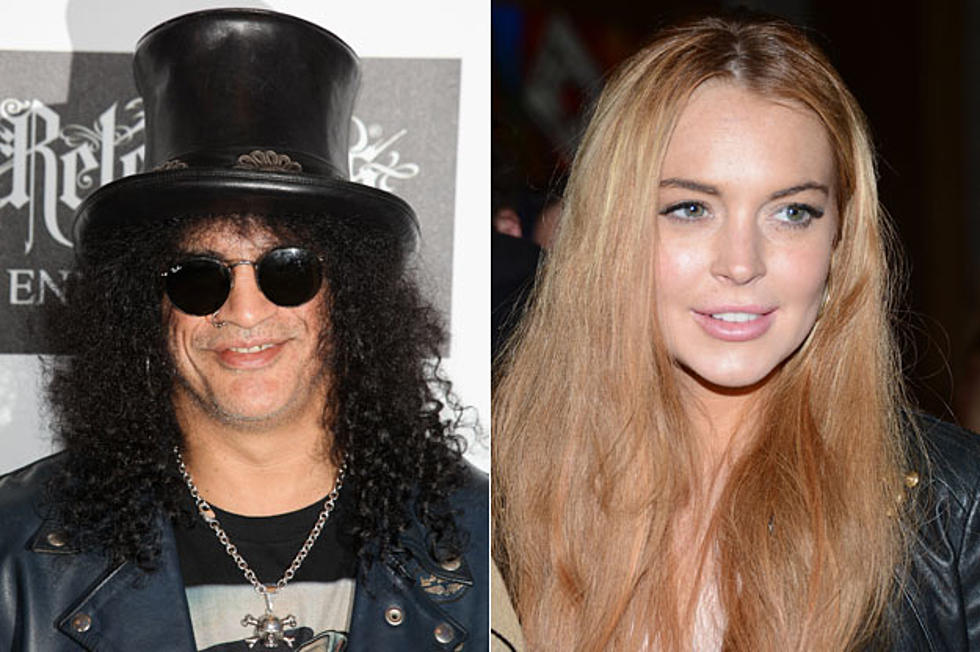 Slash Defends Lindsay Lohan’s Honor Following Hit-and-Run Arrest