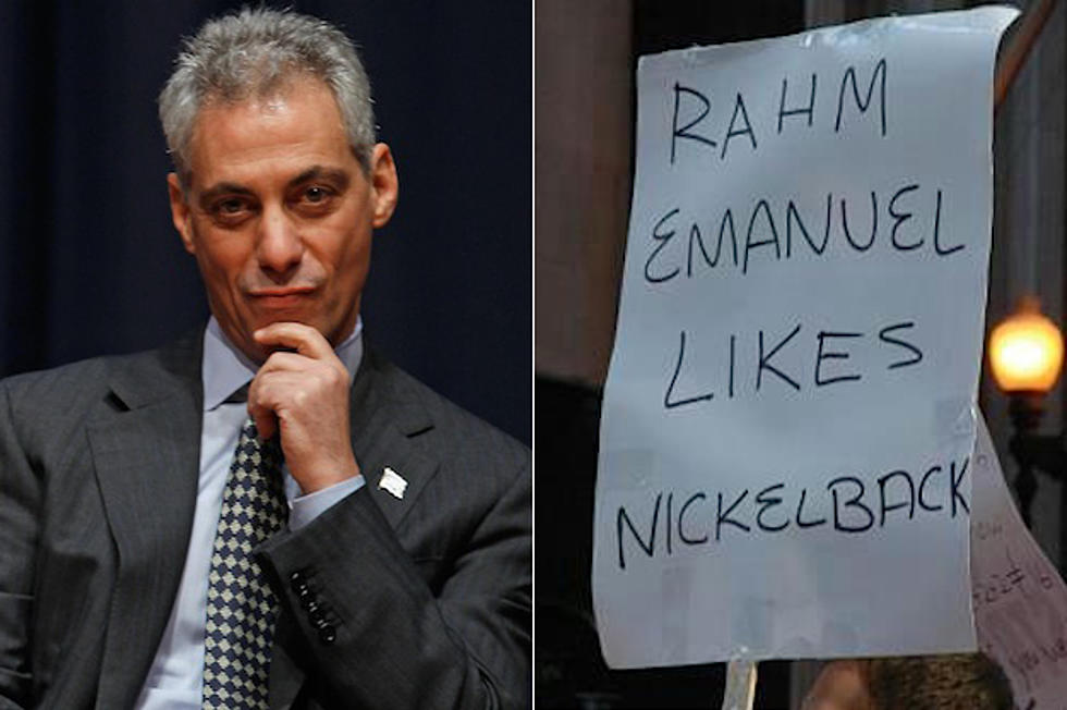 Chicago Mayor Denies Protester’s Claim That He Likes Nickelback, Now Must Answer About Creed