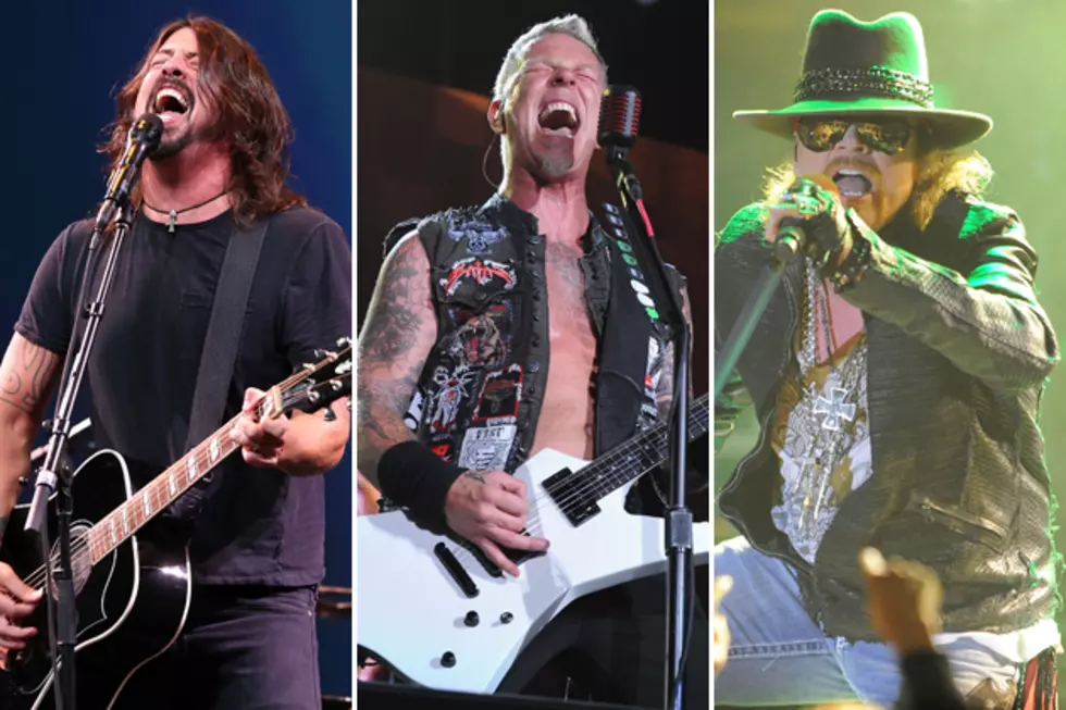 Dave Grohl, James Hetfield + Axl Rose Among Richest Rock Vocalists