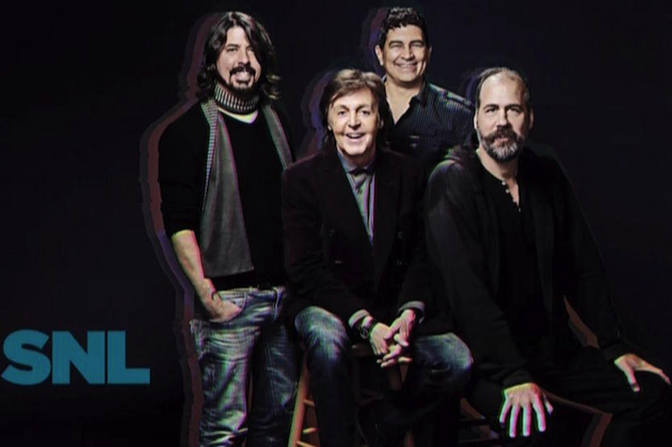 Nirvana Members and Paul McCartney Perform ‘Cut Me Some Slack’ on ‘Saturday Night Live’