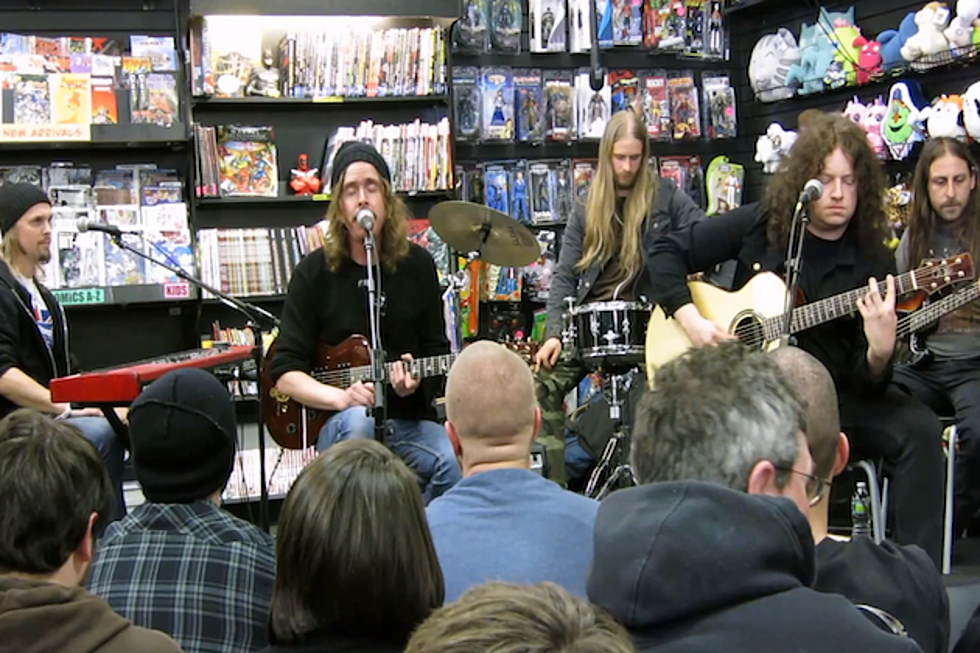 Opeth Perform Acoustic Set at Newbury Comics for Record Store Day 2013