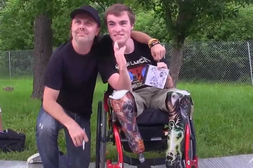 Metallica’s Lars Ulrich Has Touching Meeting with Disabled Fan, Talks New Music