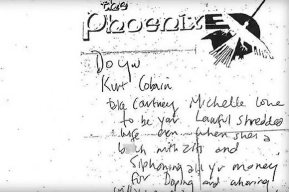 Kurt Cobain Biographer Confirms Courtney Love Wrote Note in Wallet