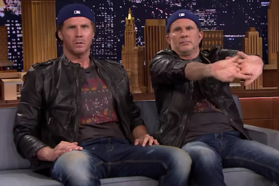 Will Ferrell + Chad Smith Challenge Metallica’s Lars Ulrich to a Triple Threat Drum-Off