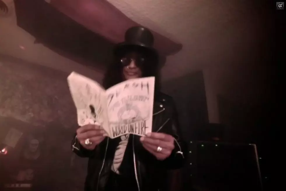 Slash Unveils Racy ‘World on Fire’ Lyric Video