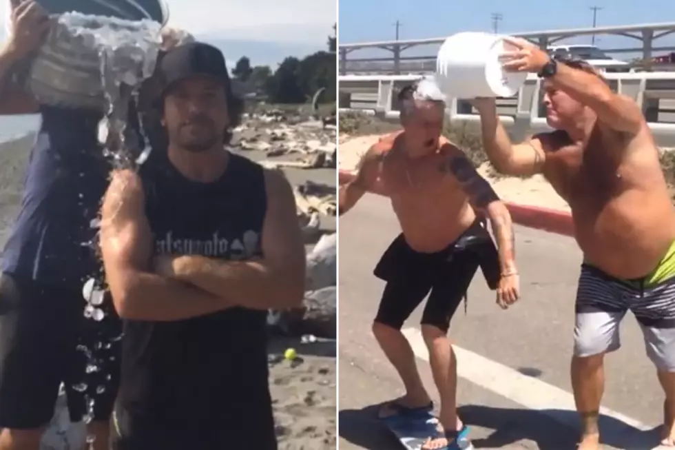 Pearl Jam’s Eddie Vedder + Mike McCready Take on ALS Ice Bucket Challenge