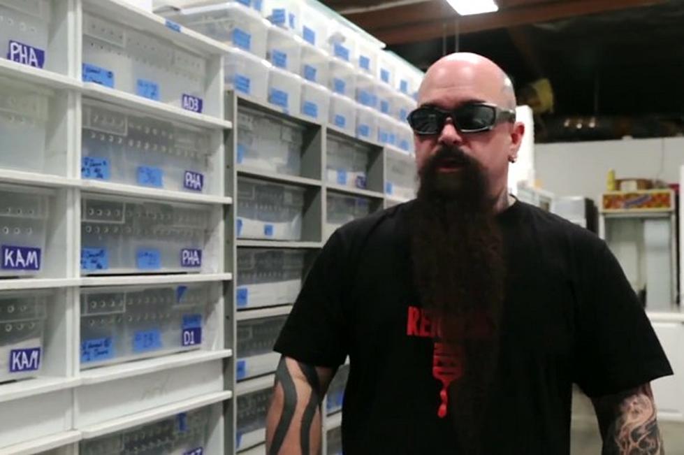 Slayer’s Kerry King Gives Tour of His Snake Warehouse