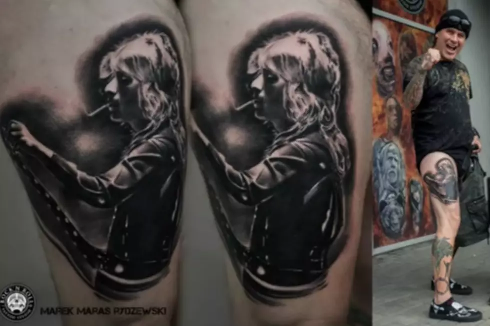 Machine Head's Phil Demmel Gets Tattoo of Randy Rhoads