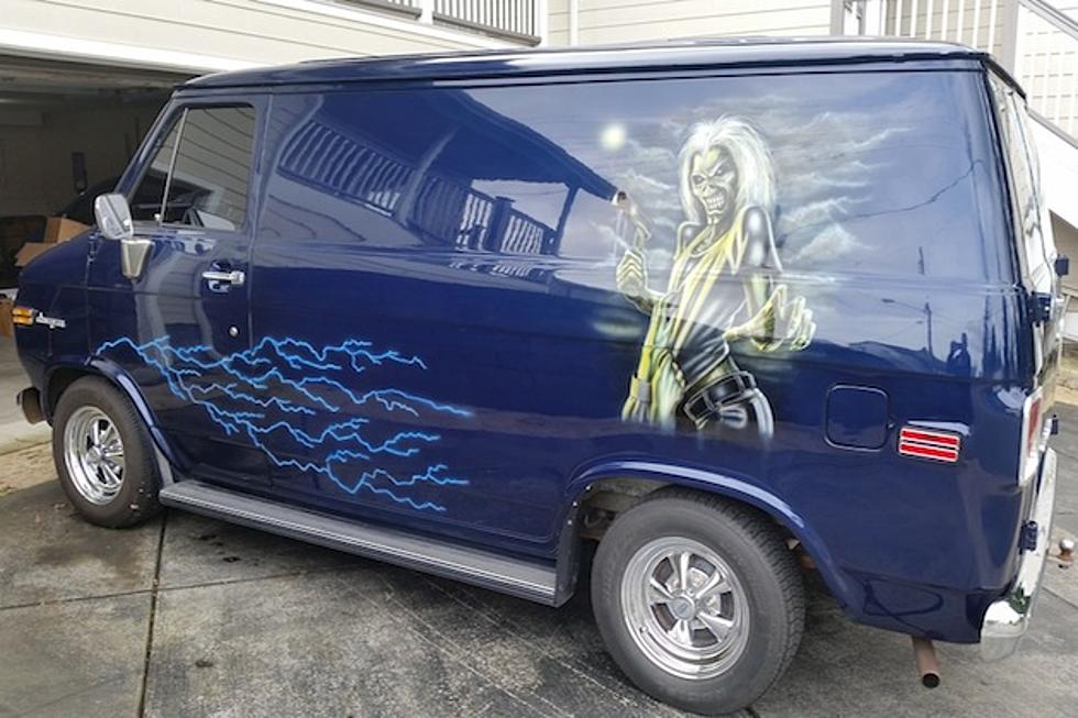Iron Maiden Van Covered With &#8216;Eddie&#8217; Artwork Up for Sale on eBay