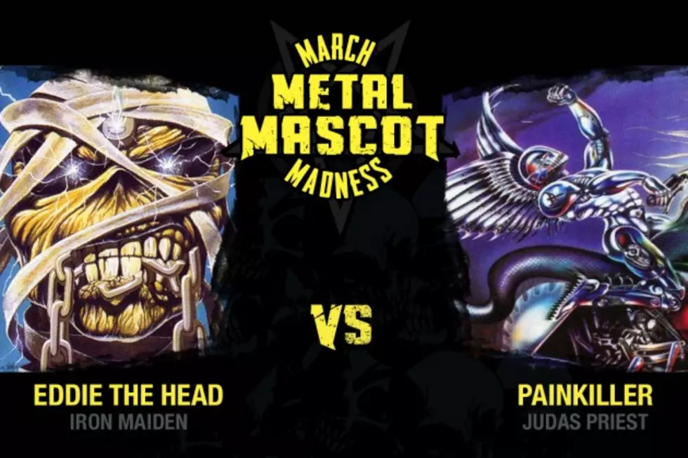 Iron Maiden&#8217;s Eddie the Head vs. Judas Priest&#8217;s Painkiller &#8211; Metal Mascot Madness, Quarterfinals