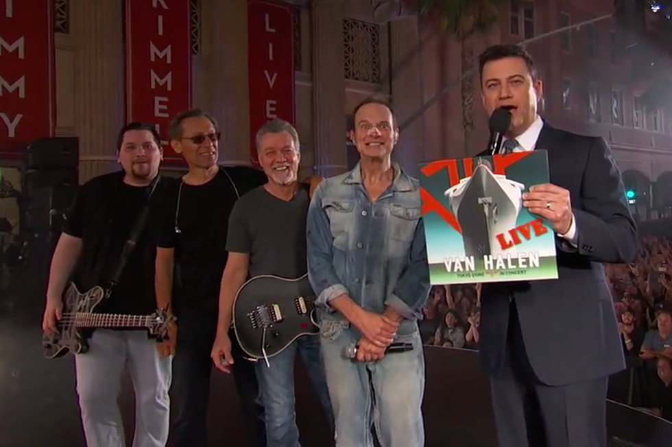 Jimmy Kimmel Presents Slow-Motion Video Of David Lee Roth’s Brutal Onstage Nose Injury [Video]