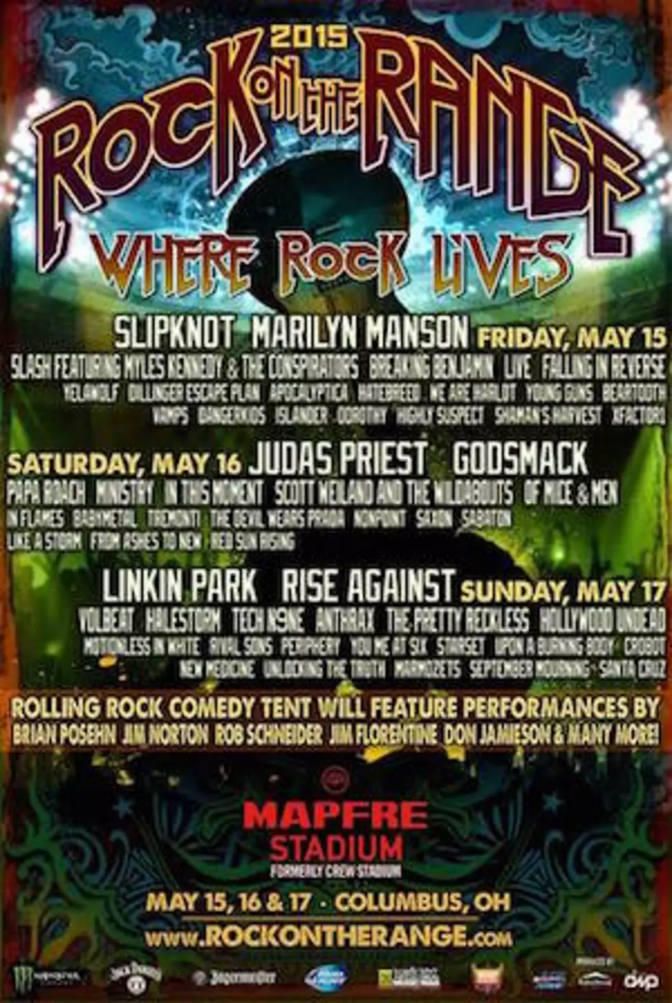 2015 Rock on the Range Daily Lineups Revealed