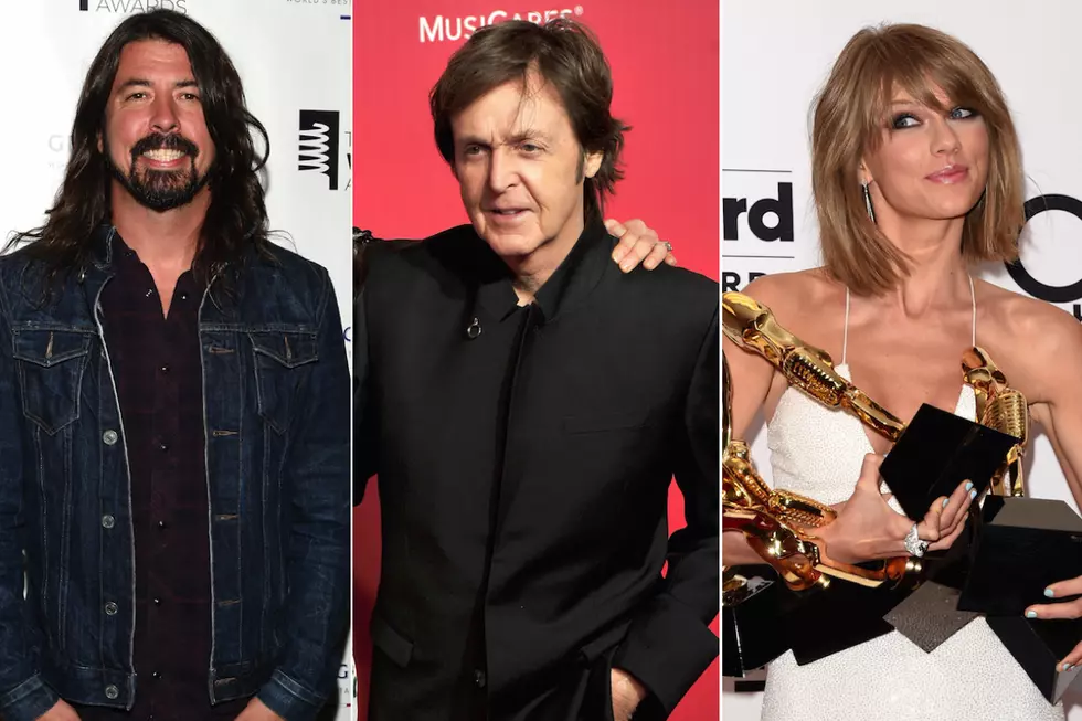 Dave Grohl Performs With Paul McCartney + Admits He’s Obsessed with Taylor Swift