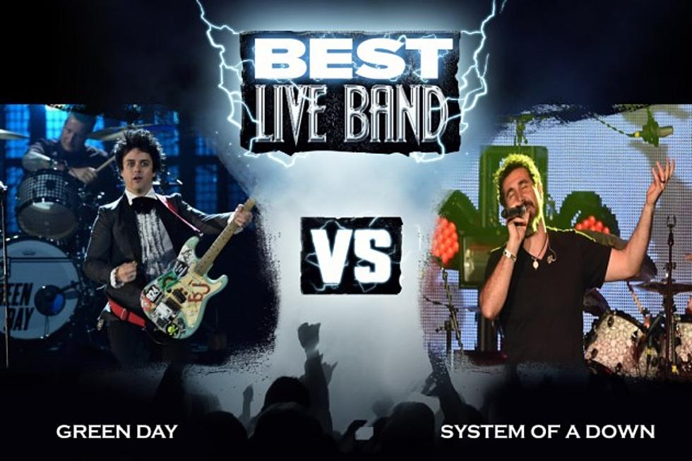 Green Day vs. System of a Down &#8211; Best Live Band, Round 2