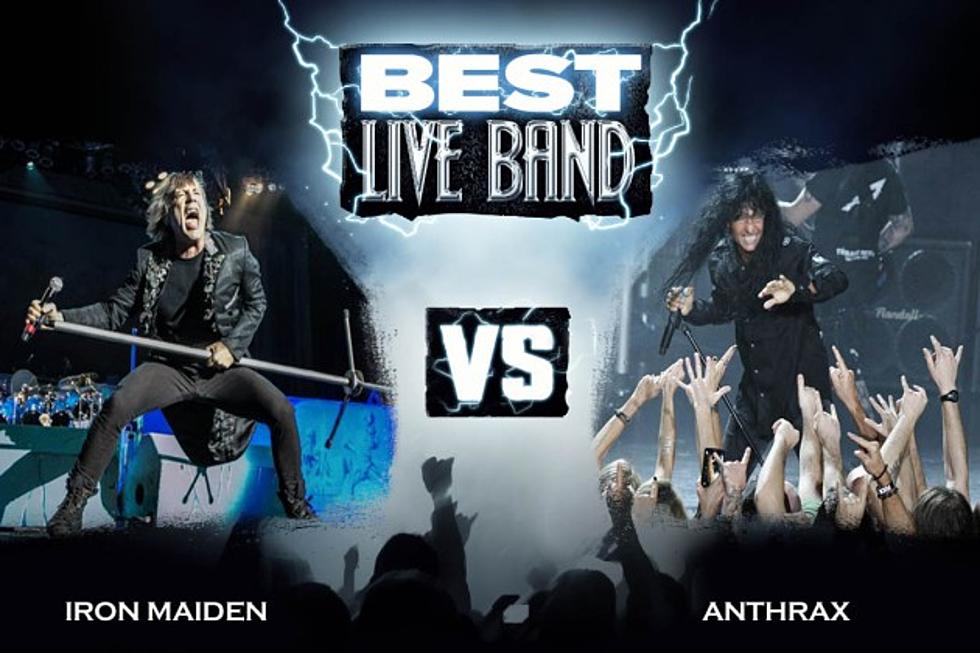 Iron Maiden vs. Anthrax &#8211; Best Live Band, Round 1