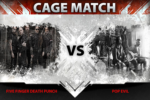 Five Finger Death Punch vs. Pop Evil &#8211; Cage Match