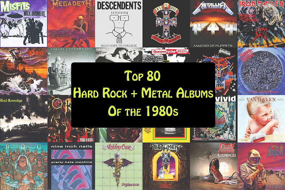 Top 80 Hard Rock + Metal Albums of the 1980s