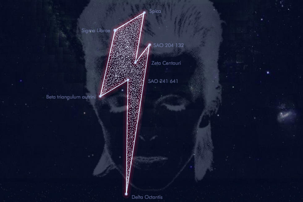 David Bowie’s Signature Lightning Bolt Immortalized in Constellation