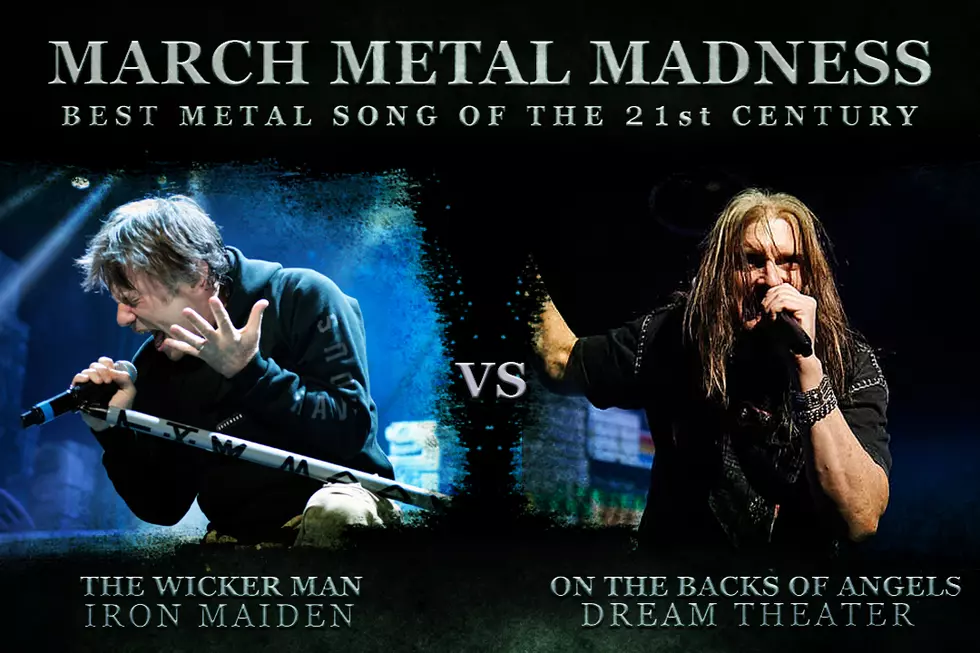 Iron Maiden, ‘The Wicker Man’ vs. Dream Theater, ‘On the Backs of Angels’ – Metal Madness 2016, Round 1