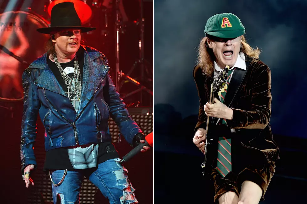 Watch Video of Axl Rose’s First Gig With AC/DC